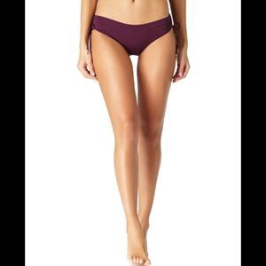 Anne Cole plum bikini bottoms. NWT